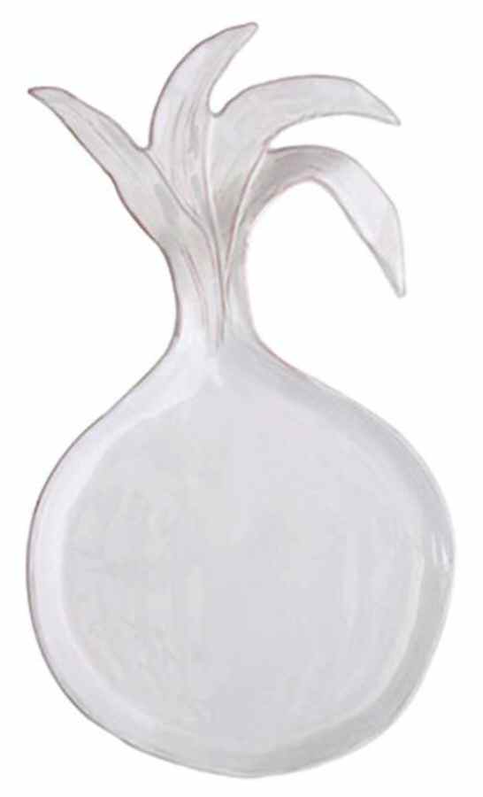 White Vegetables 16" Chop Plate (Round Platter) by Vietri (Italy)-1
