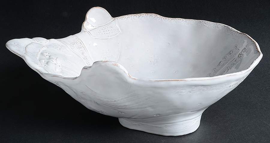 Bellezza Holiday 14" Round Serving Bowl by Vietri (Italy)-1