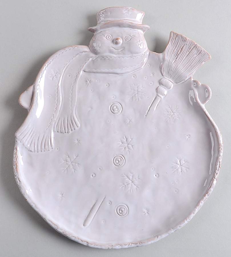 Bellezza Holiday Figural Salad Plate by Vietri (Italy)-1