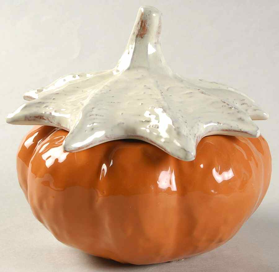 Fruit and Vegetable Boxes Sculpted Box & Lid by Vietri (Italy)-1
