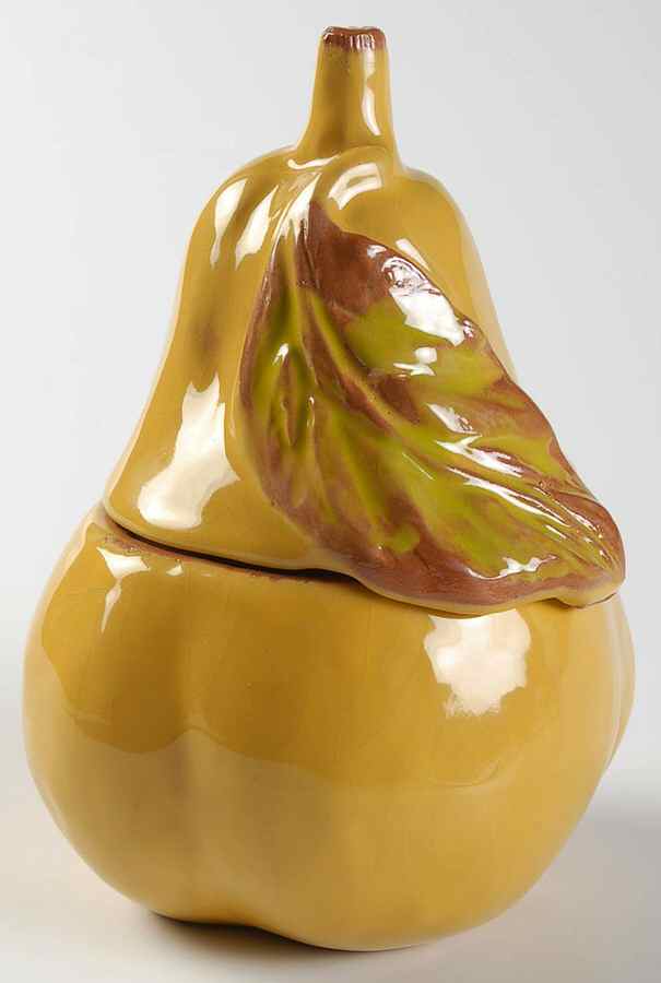 Fruit and Vegetable Boxes Sculpted Box & Lid by Vietri (Italy)-1