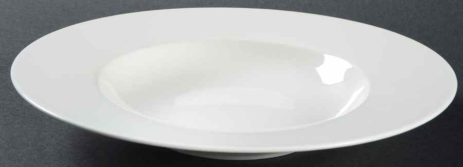 Twist White Large Rim Soup Bowl by Villeroy & Boch-1
