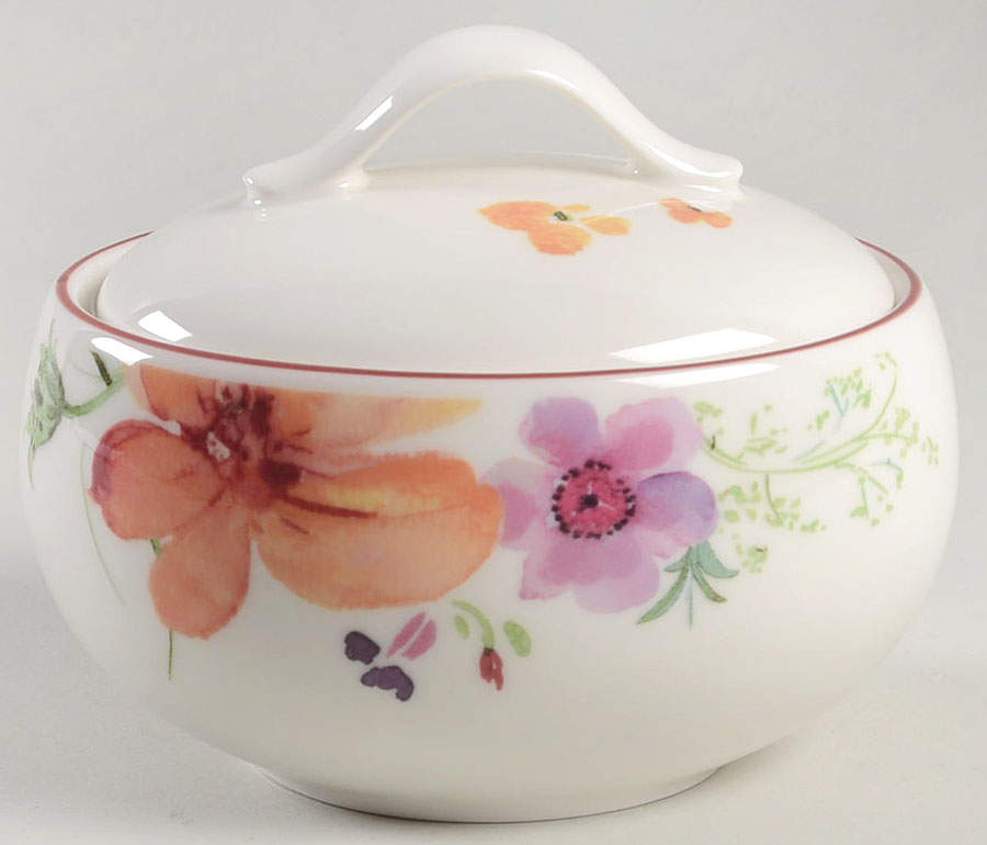 Mariefleur Sugar Bowl & Lid by Villeroy & Boch-1