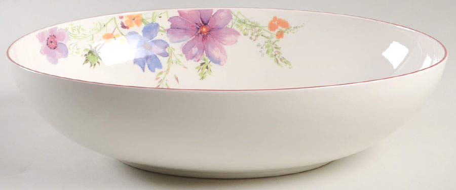 Mariefleur 12" Oval Vegetable Bowl by Villeroy & Boch-1