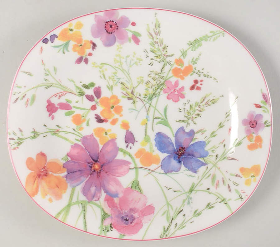 Mariefleur Oval Salad Plate by Villeroy & Boch-1
