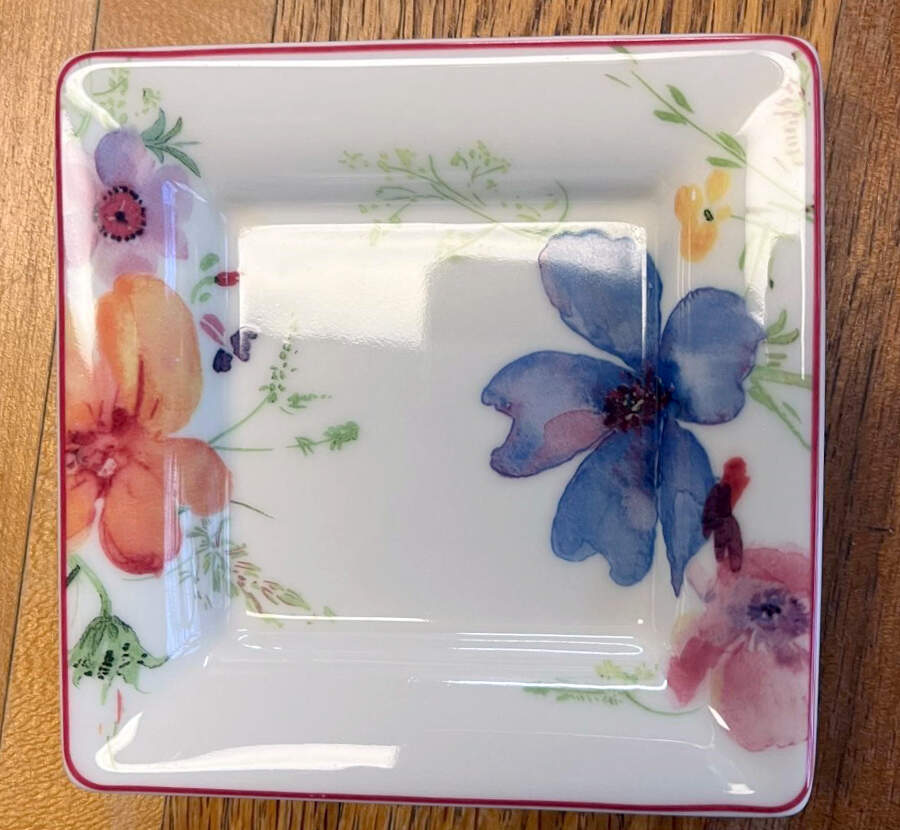 Mariefleur 3" Square Dish by Villeroy & Boch-1