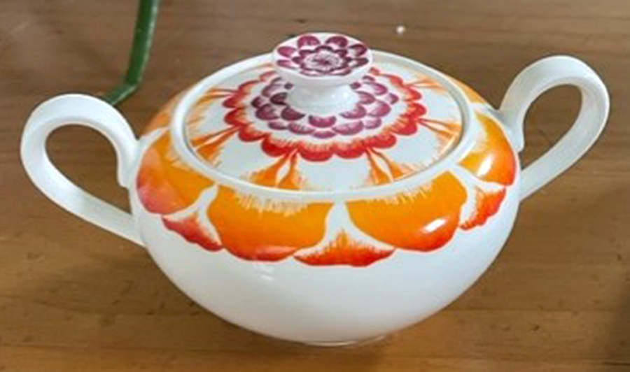 Anmut Bloom Sugar Bowl & Lid by Villeroy & Boch-1