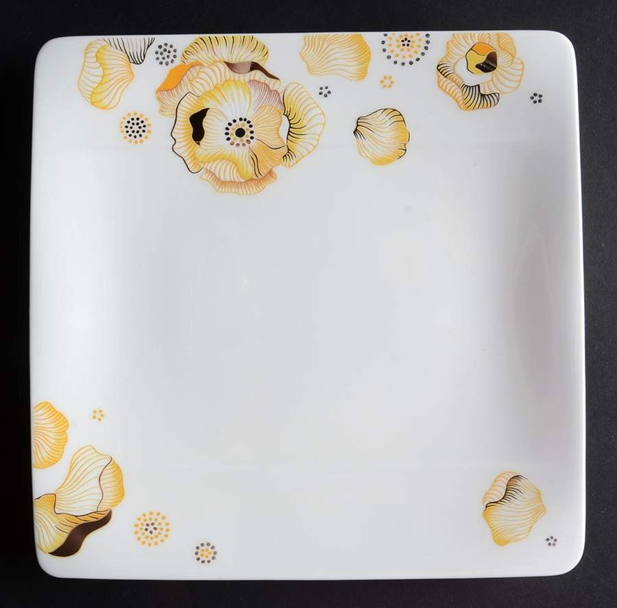 Modern Grace Peonia Square Salad Plate by Villeroy & Boch-1
