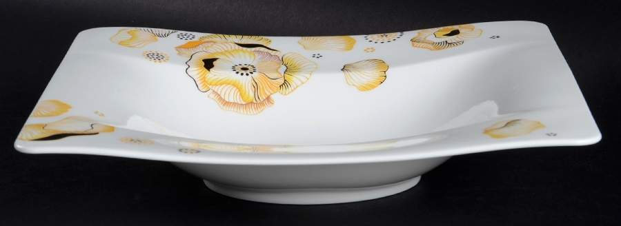 Modern Grace Peonia Large Rim Soup Bowl by Villeroy & Boch-1