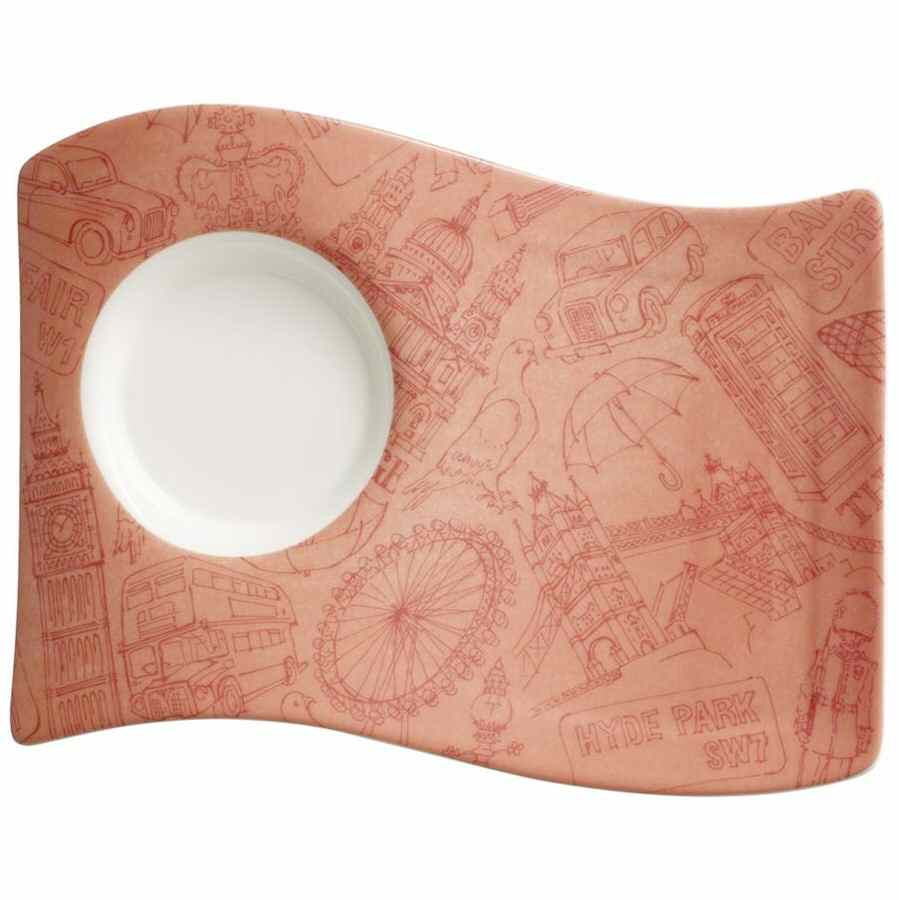 New Wave Caffe London 8" Party Plate by Villeroy & Boch-1