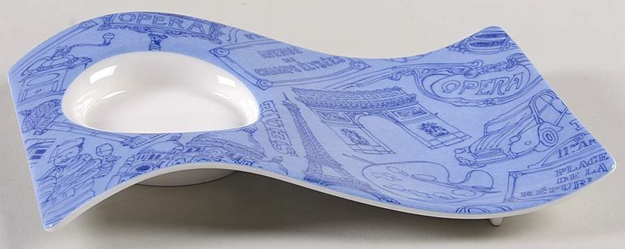 New Wave Caffe Paris 8" Party Plate by Villeroy & Boch-1