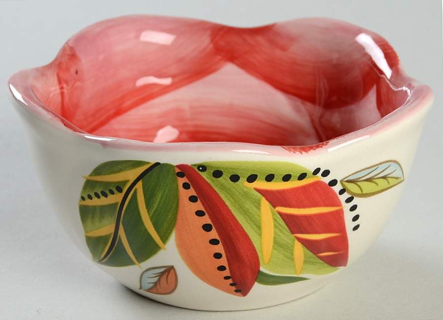 Rose Print 4" Nesting Bowl by Vida By Eva Mendes-1