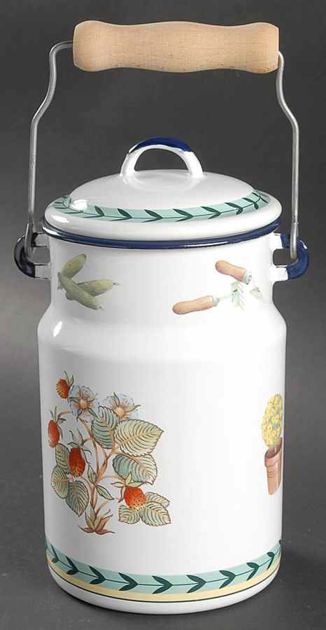 French Garden Roanne Canister/Milk Pail & Lid by Villeroy & Boch-1