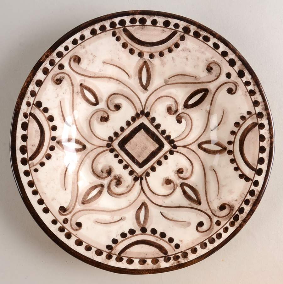 Arabesca Salad Plate by Vietri (Italy)-1