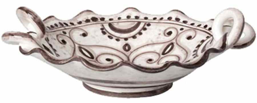Arabesca 10" Scalloped Bowl by Vietri (Italy)-1