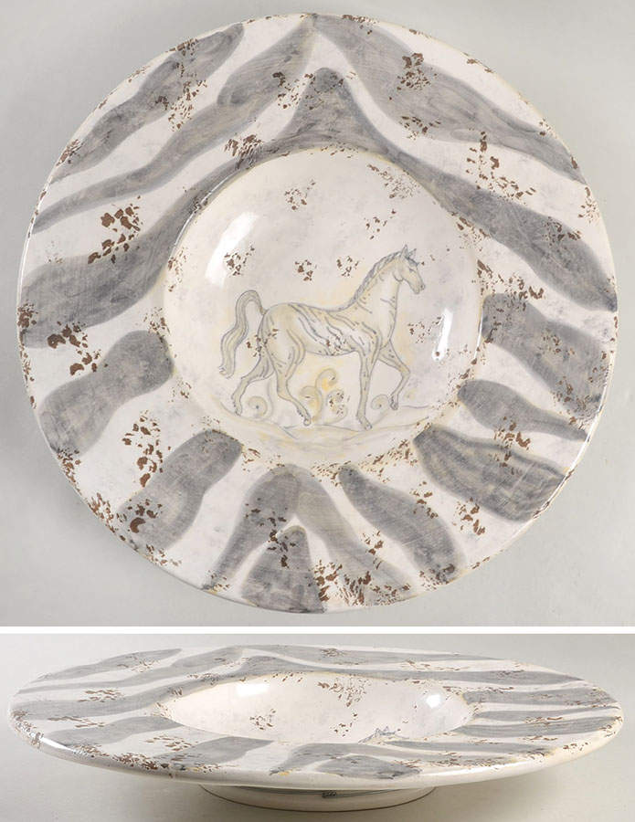 Safari Wall Plate by Vietri (Italy)-1