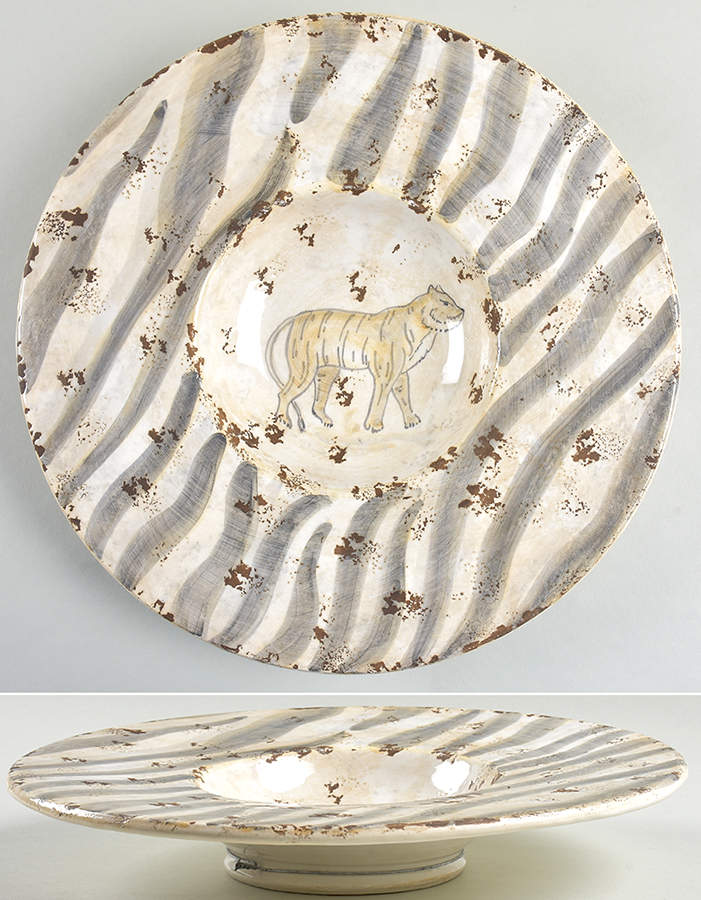 Safari Wall Plate by Vietri (Italy)-1
