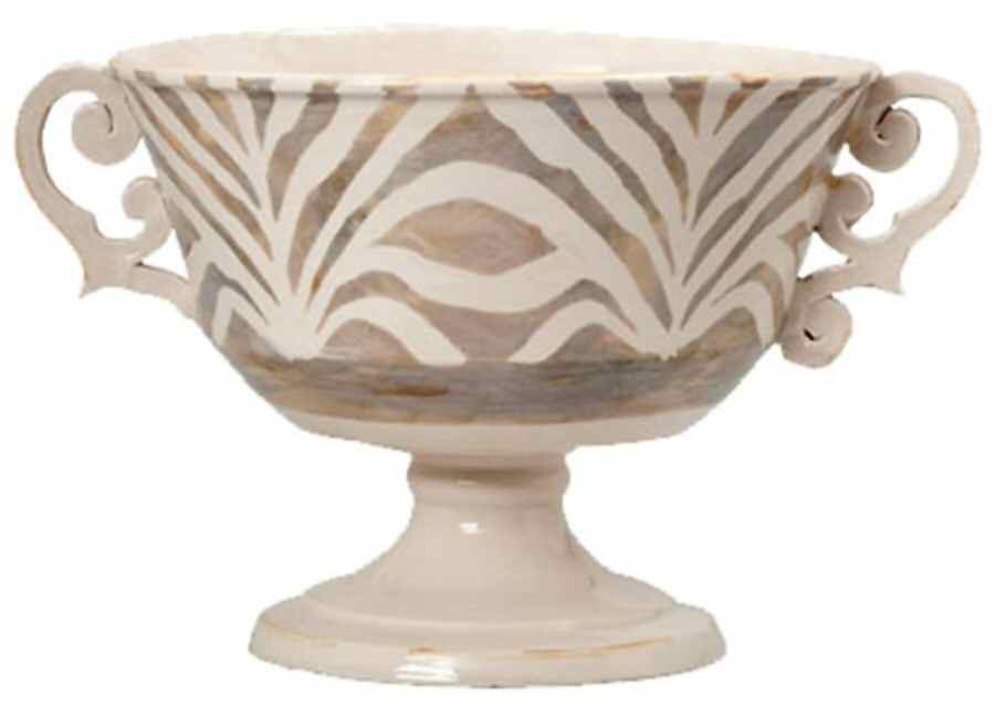 Safari Pedestal Bowl by Vietri (Italy)-1