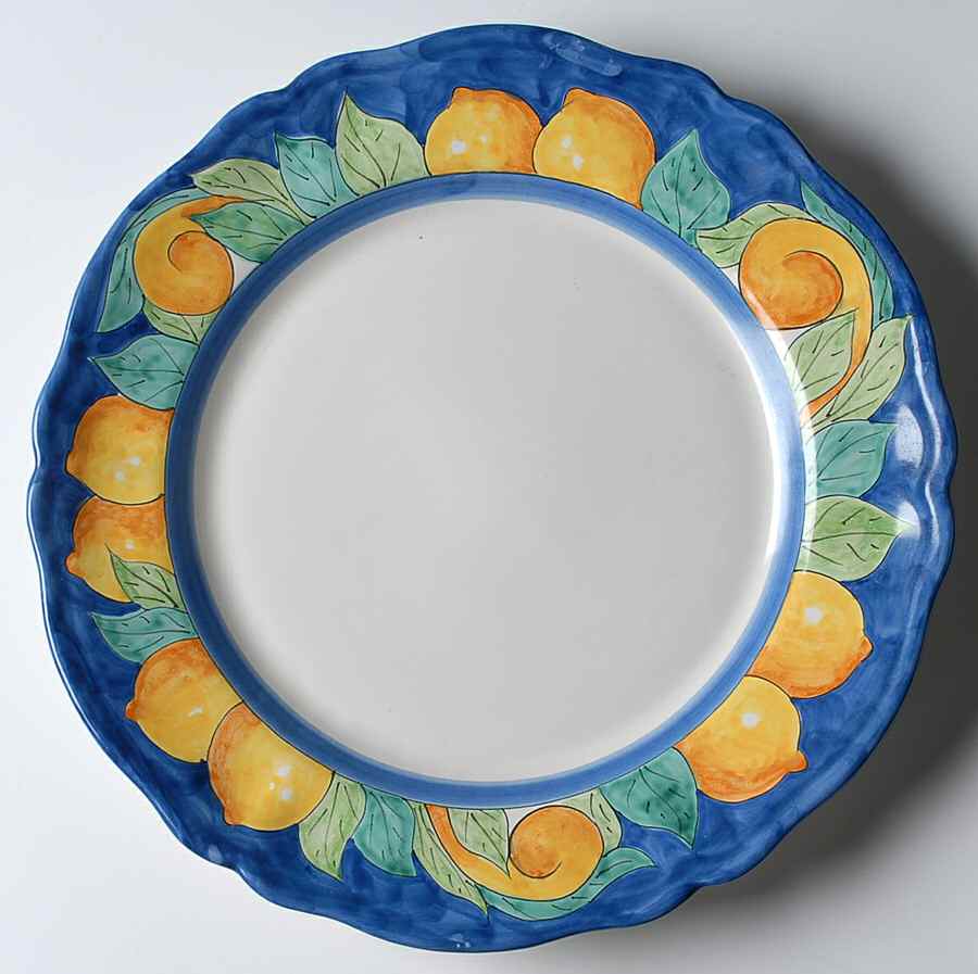 VIE112 Large Dinner Plate by Vietri (Italy)-1