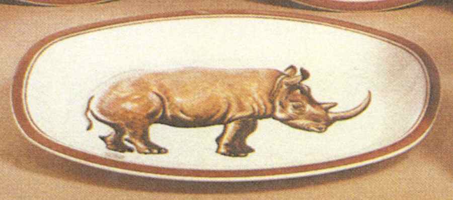 Kenya Safari 11" Oval Serving Platter by Vista Alegre-1