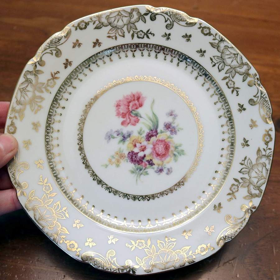 VIT370 Luncheon Plate by Victoria (Czech)-1