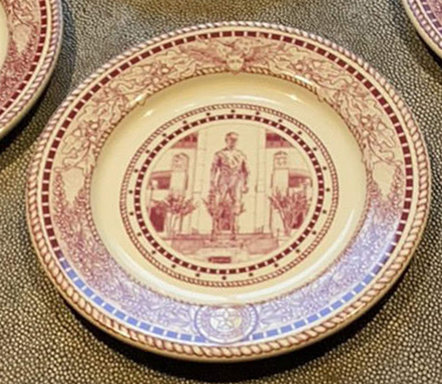 The Collegiate Collection Dinner Plate by Varsity China-1