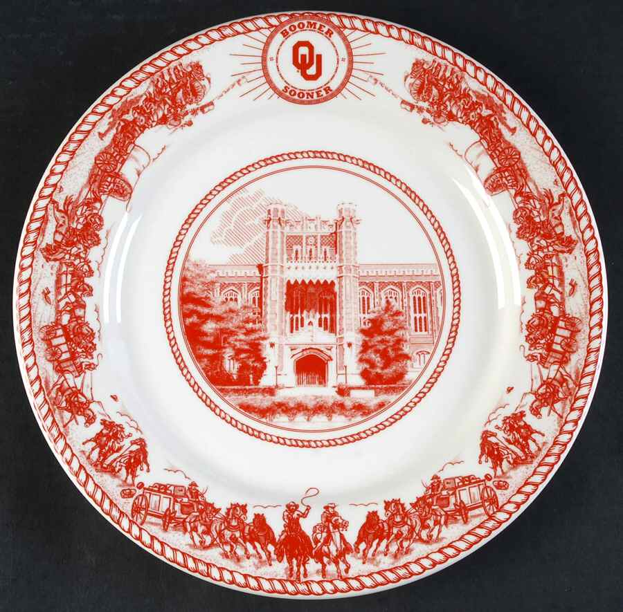 The Collegiate Collection Dinner Plate by Varsity China-1
