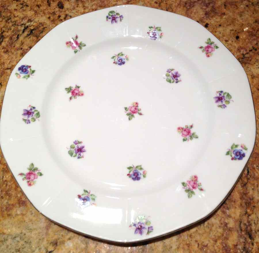 VIT373 Dinner Plate by Victoria (Czech)-1
