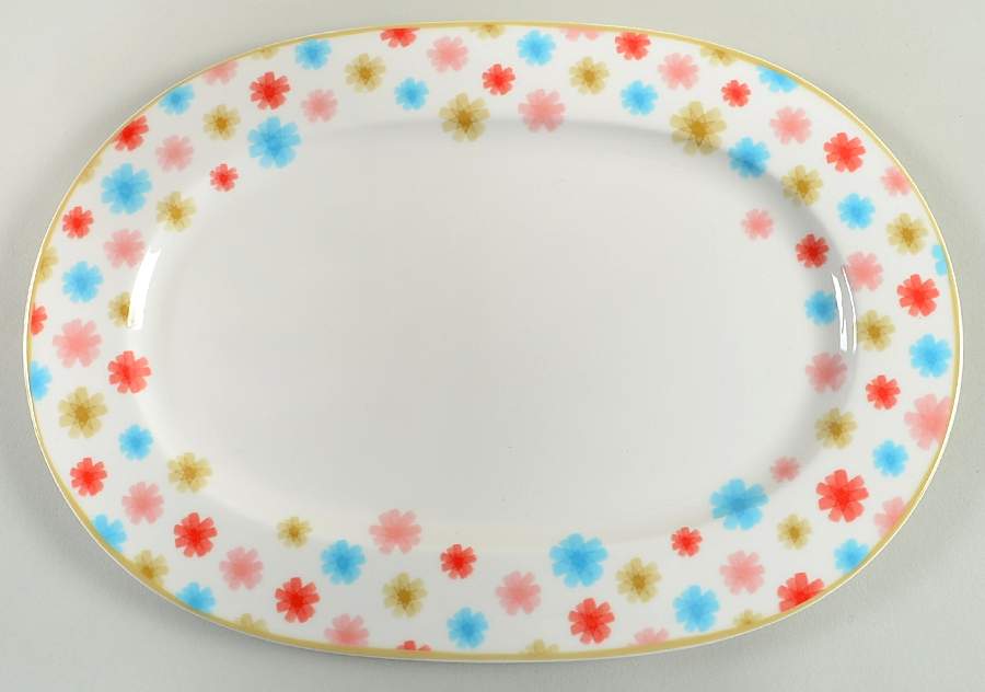 Lina 13" Oval Serving Platter by Villeroy & Boch-1