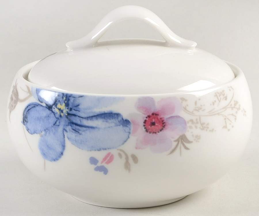 Mariefleur Grey Sugar Bowl & Lid by Villeroy & Boch-1