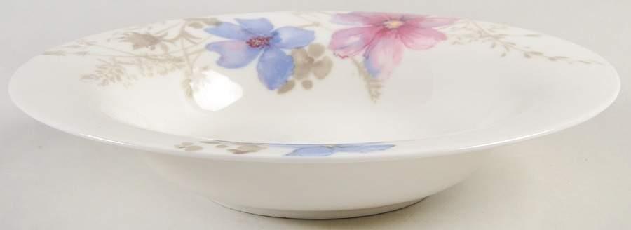 Mariefleur Grey Large Rim Soup Bowl by Villeroy & Boch-1