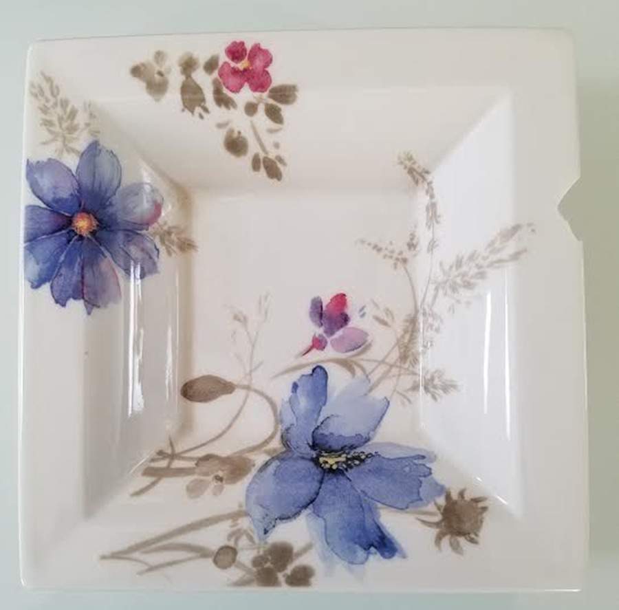 Mariefleur Grey 5" Square Bowl by Villeroy & Boch-1
