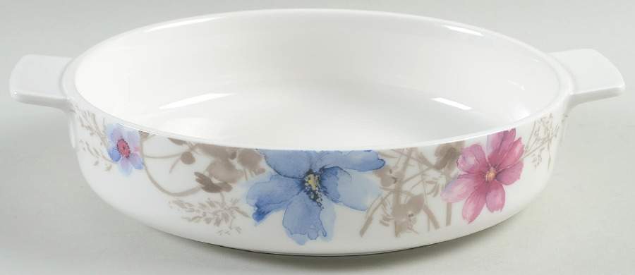 Mariefleur Grey 9" Round Baker by Villeroy & Boch-1