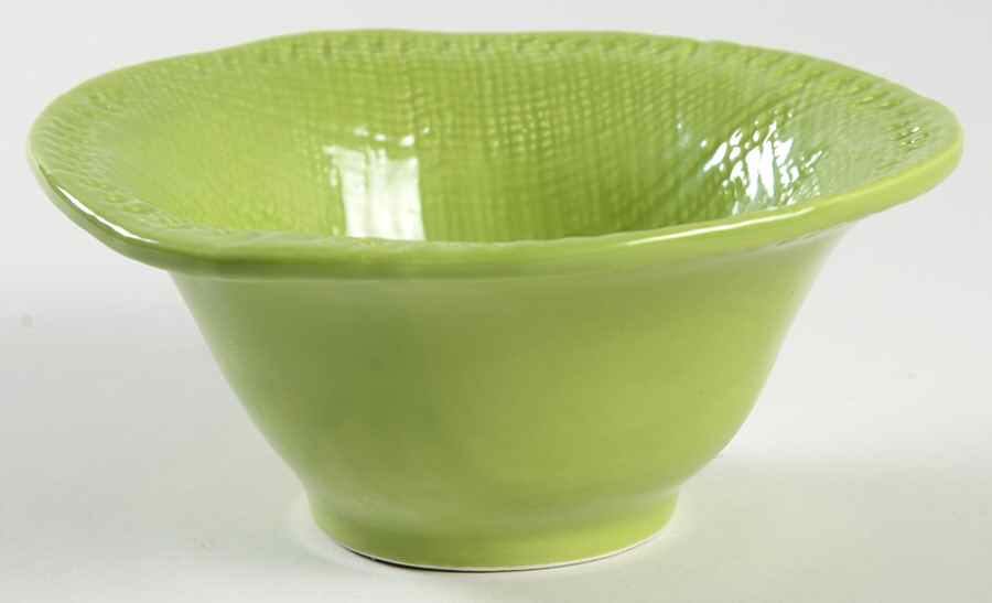 VIE116 Green Soup/Cereal Bowl by Vietri (Italy)-1