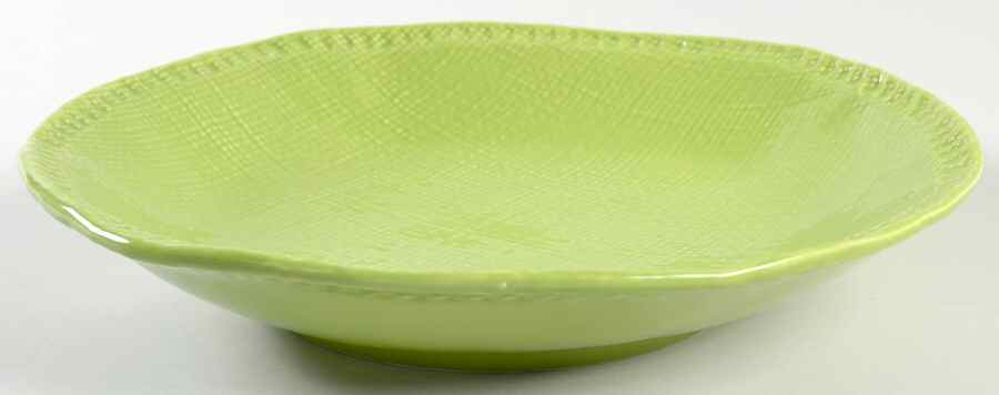 VIE116 Green 9" Individual Pasta Bowl by Vietri (Italy)-1