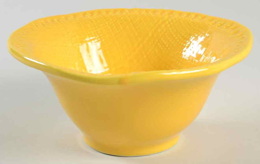 VIE116 Yellow Soup/Cereal Bowl by Vietri (Italy)-1