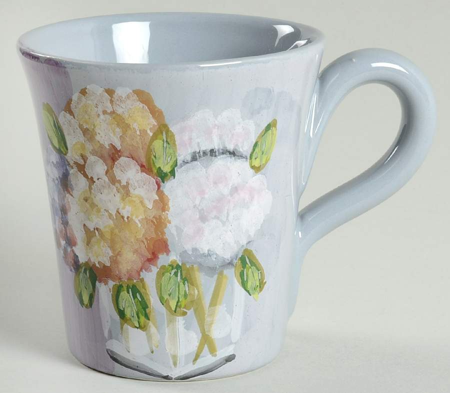 Hydrangea Mug by Vietri (Italy)-1