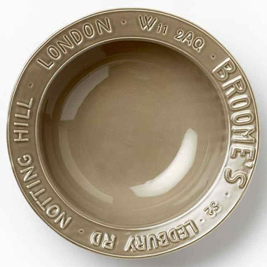 Metro Taupe 13" Round Serving Bowl by Vietri (Italy)-1