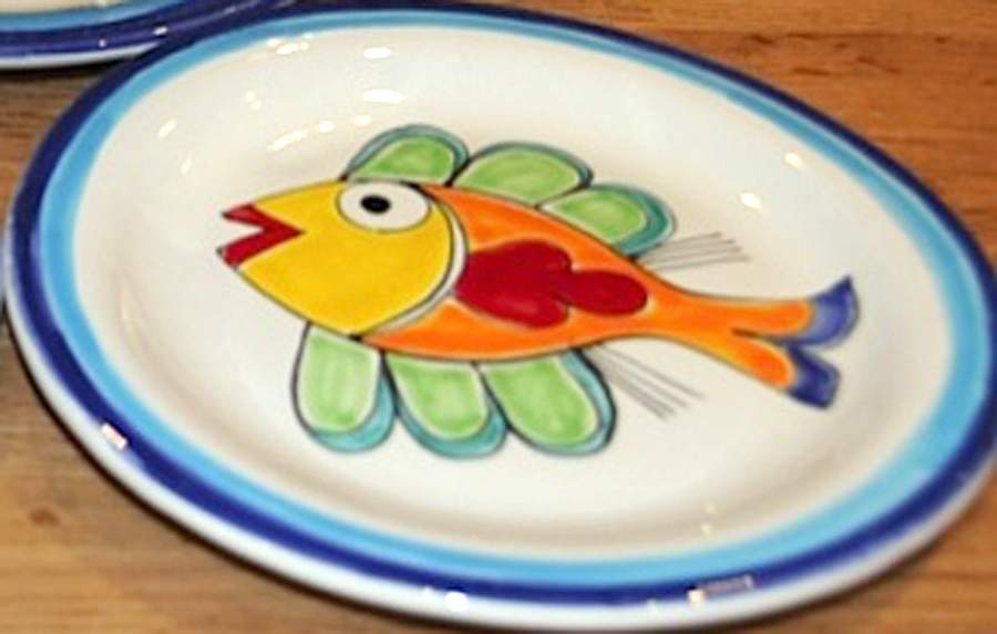 VIE117 Salad Plate by Vietri (Italy)-1