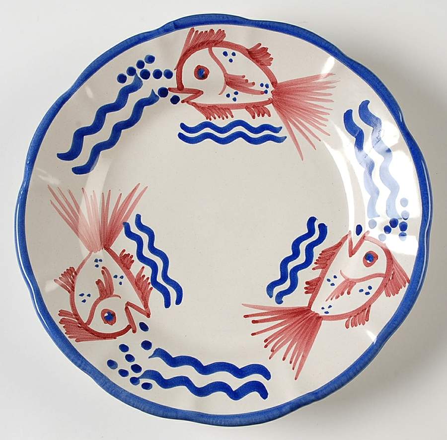 VIE119 Salad Plate by Vietri (Italy)-1