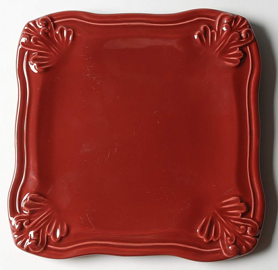 VIE120 Square Salad Plate by Vietri (Italy)-1