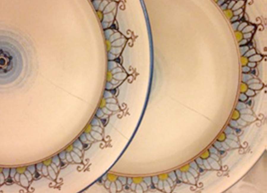 L'Anfora Dinner Plate by Vietri (Italy)-1