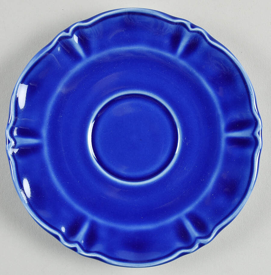 Luberon Blue (Cobalt) Saucer by Varages-1