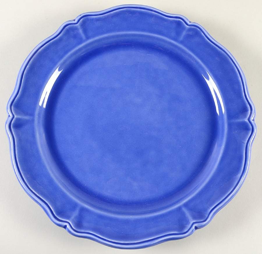 Luberon Blue (Cobalt) 12" Chop Plate (Round Platter) by Varages-1