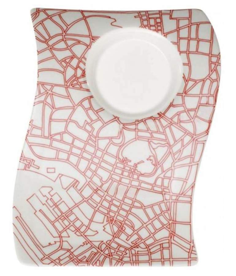 New Wave Caffe Tokyo 8" Party Plate by Villeroy & Boch-1