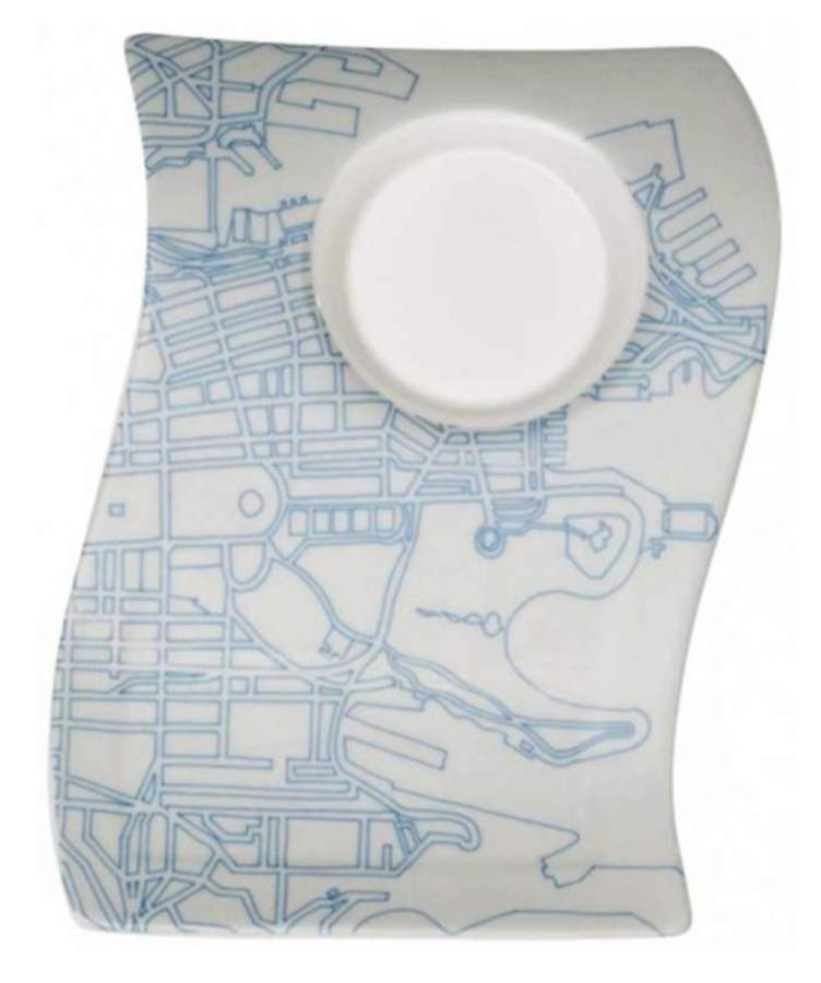 New Wave Caffe Sydney 8" Party Plate by Villeroy & Boch-1