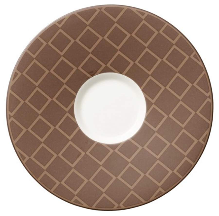 Caffe Club Uni Mocha Saucer for Cafe Au Lait by Villeroy & Boch-1