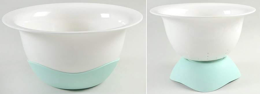 Clever Cooking (Cooking Elements) 11" Colander/Serving Bowl (Silicone Base) by Villeroy & Boch-1