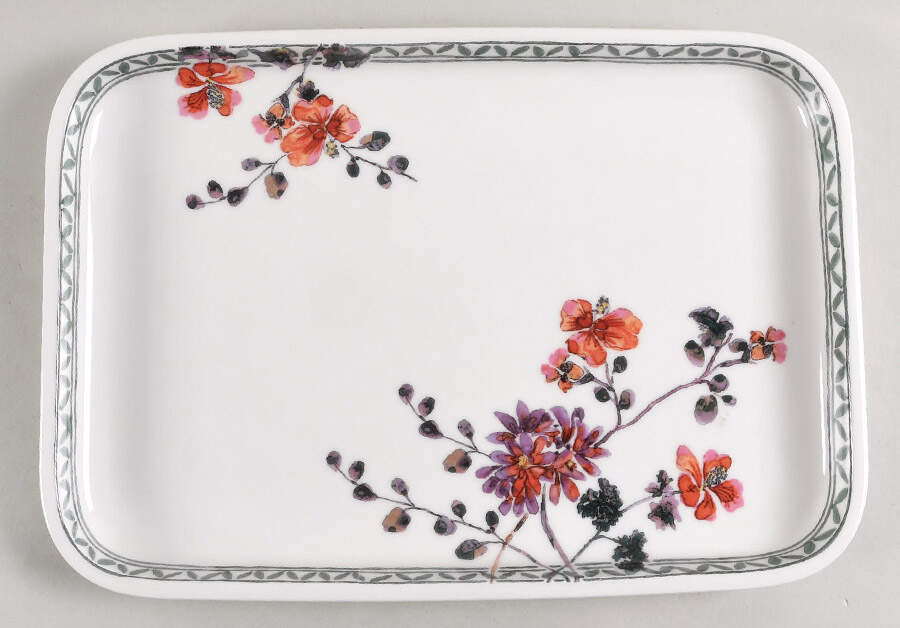 Provencal Verdure 12" Rectangular Tray (AKA Lid for RB11) by Villeroy & Boch-1