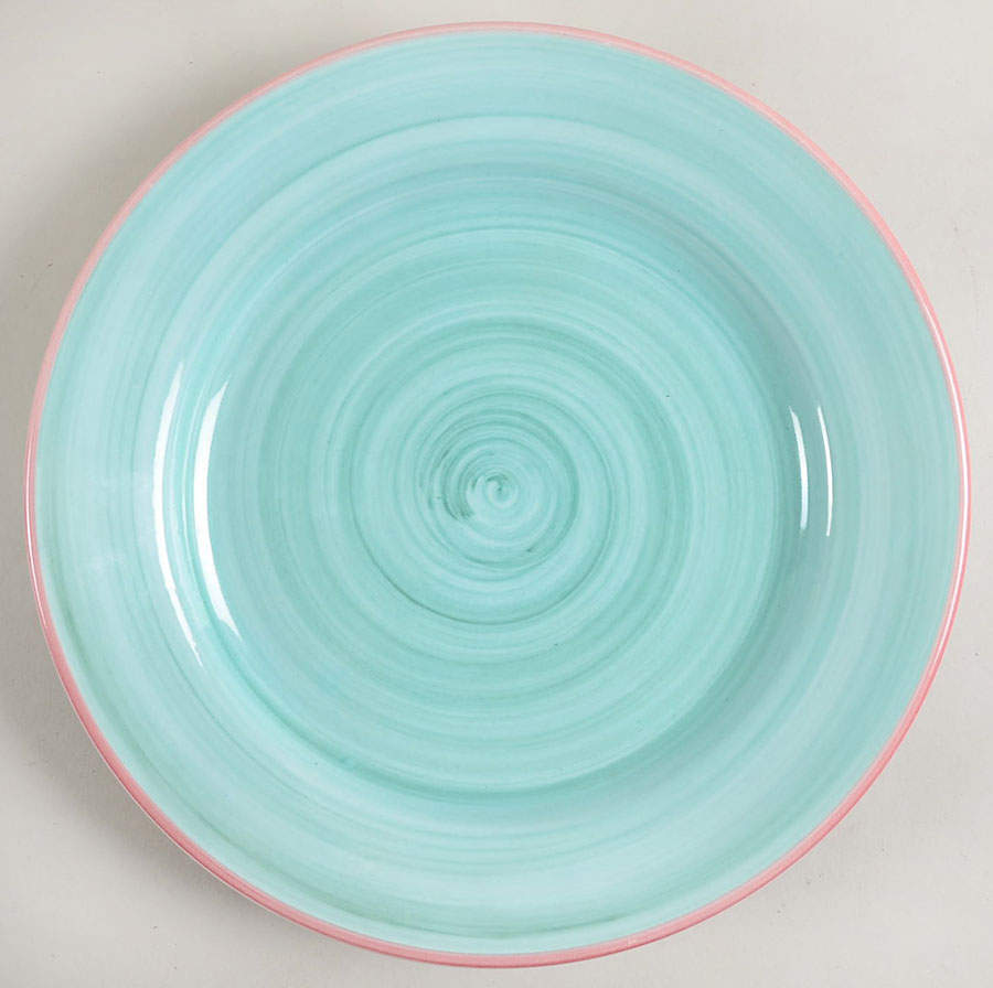 Colore Teal Service Plate (Charger) by Vietri (Italy)-1